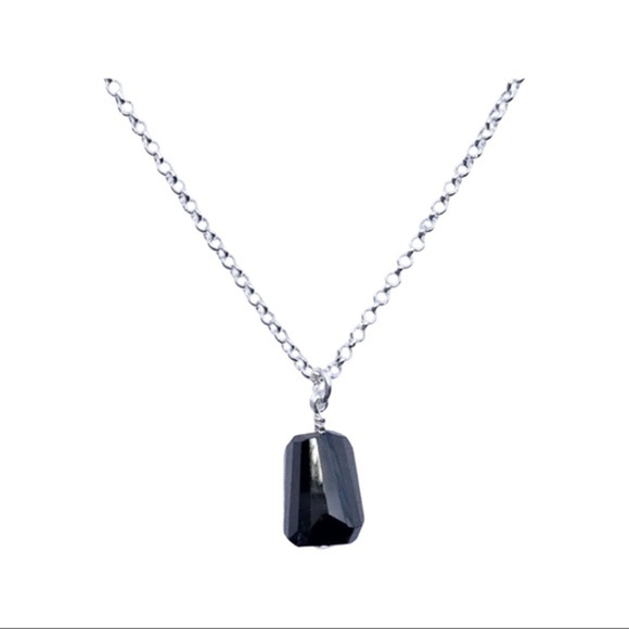 Hand Made Black Spinel Charm Necklace - Picture 3 of 7